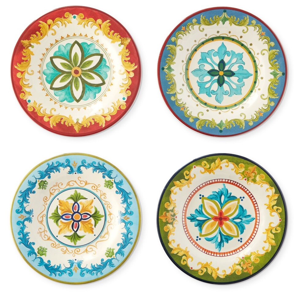 Sicily Outdoor Melamine Appetiser Plate Williams Sonoma AU